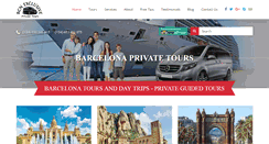 Desktop Screenshot of barcelonaexclusiveprivatetours.com